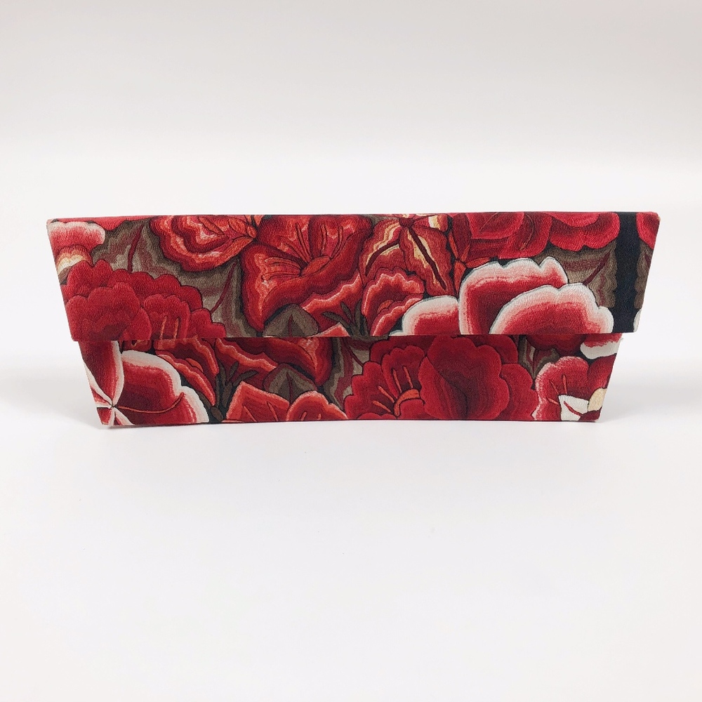 Pineda Covalin Handbag Clutch, Red Floral Design